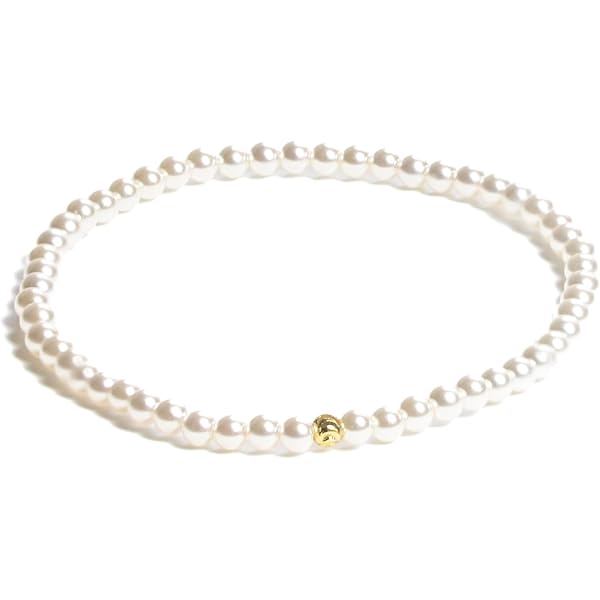 Amazon | [ムーンレーベル] Princess パール ブレスレット K10