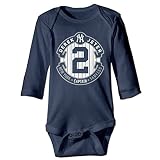Derek #2 Player Jeter ベビ- 春 ロンパース カバーオール 男の子 女の子 ベビーパジャマ 半袖 春夏 0～24ヶ月設定