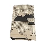 Perfk リネン製　キッズ　ベビー　ゲーム　プレイマット　プレイマット　ラウンド　クロール　パッド　カーペット　マップ　家庭適用　