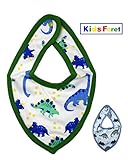 【子供服】 Kids Foret (キッズフォーレ) 恐竜柄スタイ B35815