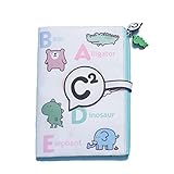 C2 Studio 母子手帳ケース　カバーとても便利 かわいい おしゃれ 人気 アニマル柄 (ホワイトWH)