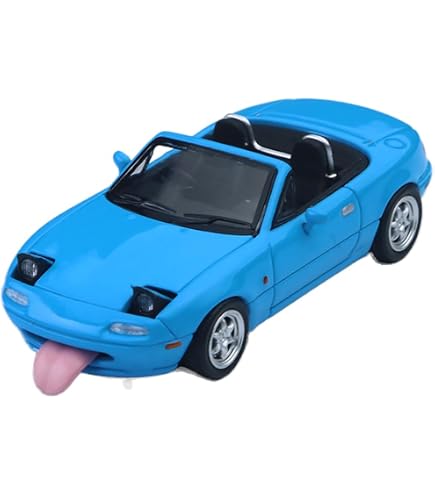 Amazon | ミニカーモデル 1:64スケール レッド マツダ ミアータ MX-5