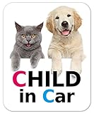 kmag 犬＆猫マグネット マグネット Child in Car