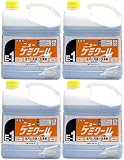 ニイタカニューケミクール4kg x 2本 専用小分けノズル付き 業務用の油汚れ洗剤 (4本set)