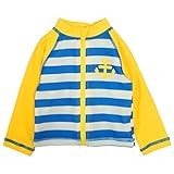 ラッシュガード 水着 赤ちゃん ベビー スイミング 男の子 UVカット 子供水着 サックス-S 90cm