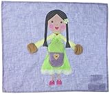 The Little Acorn Placemat, Green Girl by Little Acorn