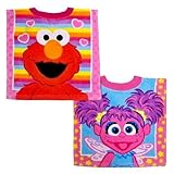 Sesame Street Sesame Street Pullover Bib Set,Girl, 2-Count by Neat Solutions [並行輸入品]