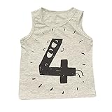 MIOIM キッズ タンクトップ 肌着 1 2 3 4 5 数字柄 女の子 男の子 子供 Tシャツ コットン 七三五 兄弟揃い 運動会 体育会 月曜日から金曜日まで ベビーシャツ