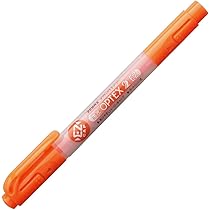 赤黄色　ペン 蛍光オプテックス2－EZ 赤(赤): 本体【公式】ZEBRAオンライン