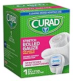 High QualityCurad Rolled Gauze, 2 Inches X 4.1 Yards (Pack of 24)