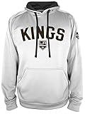 NHL Los Angeles KingsメンズNHLフード付きプルオーバー、ホワイト、XX Large