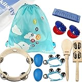 ［キロフライ］kiloflyキッズ楽器バンドリズムおもちゃバリューパック【10点セット]、青