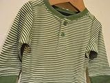 (ジャンピングビーンズ)jumping beans ボディースーツ ボーダー 6M [並行輸入品]