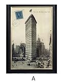 アートパネル　新築　お部屋のインテリアに　風景 写真　外国　建物　アンティーク風　 49*69 (A)