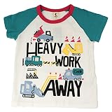 (ショコラ) chocola はたらく車 ラグランTシャツ 120 キナリ
