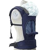 【YW】 抱っこひも ベビーストラップ 新生児バックパック 母 (ブルー)