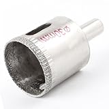 uxcell ガラスホールソー　ダイヤモンドシルバートン　ドリル工具　ドリルビット10mmシャンク 30mm直径