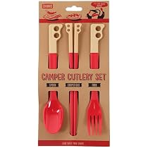 Amazon.co.jp: CHUMS Camper Cutlery 3-Piece Set Lime/Pink CH62-1734