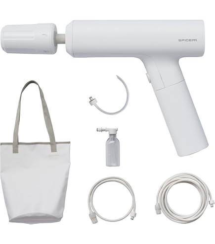 Amazon.co.jp: スパイサー ポケッタブル 高圧洗浄機 SWU-201 (WH