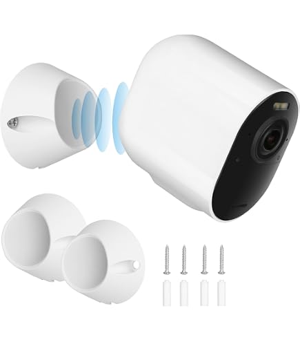 Amazon.co.jp: 2個パック 調節可能な金属製カメラマウント Arlo