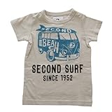 jeans b. 2nd　BUS　T シャツ(オフベージュ) 90cm