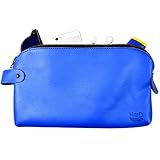 シカゴスタイルCubbies Large All Purpose Dopp Kitユーティリティバッグ(コード、充電器、ツール、学校/オフィス用品)ハンドメイドby Hide & Drink