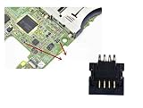 KSSA 互換品 NEW 3DS / NEW 3DS LL / 2DS / Wii U 4ピン コネクター ラッチ ターミナル リボンケーブル フレキシブルケーブル ソケット (1個)
