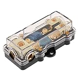 Lovoski 車　60A　オーディオ　ヒューズホルダー　電源　分配ブロック　ヒューズボックス　ユニバーサル