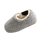 Hzjundasi ファッション 冬 赤ちゃん シューズ 子供たち ボーイズ ガールズ アンチスリップ 暖かく保つ 最初のウォーキング カジュアル 靴 1-6 年 内側の長さ:17.6cm(6.92i