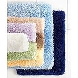 マーサ・スチュワートメモリーフォームバスラグネイビーブルー