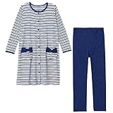 アビックス マミールナ マタニティパジャマ長袖 授乳便利仕様 M-L ボーダーネイビー パイル 378435