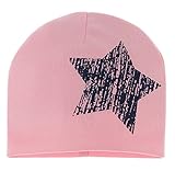 (コ-ランド) Co-land キッズ 帽子 女の子 男の子 ハット スター プリント ベビーハット ニットキャップ 子供用 ニット帽 コットン ピンク