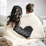 Kidsキュートなハートシェイプニット毛布寝具キルト再生vibolaサイズ: 78 × 100 cm / 30.7 × 39.4 " 78×100cm ベージュ 445