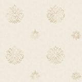 Warner BRL980817 Meadow Medallion Wallpaper, Brown [並行輸入品]