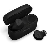 Jabra(ジャブラ) Elite 5 ワイヤレスイヤホン bluetooth チタニウムブラック [国内正規品/メーカー2年保証付き] ハイブリッド アクティブノイズキャンセリング搭載 マルチポイント 2台同時接続 片耳モード 高性能通話 ワイヤレ