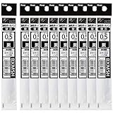 ぺんてる ボールペン替芯 XBXM5H-A 0.5黒 10本パック