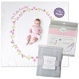 Lulujoいない彼女はLovelyマイルストーン& Cellular毛布セット