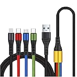 4-in-1充電ケーブル120 cm長急速充電四合一Type C充電ケーブル（CCML）