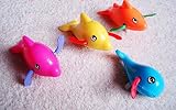 4PCS Leisure Bath toy swimming Clockwork toys Plastic Wind-up Toy swimming in the water in the bath 