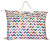 OFTON お昼寝布団バッグ(柄)【ネコポス発送】 (B:ギザギザ)