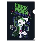 エンスカイ(ENSKY) MINECRAFT A4クリアファイル CREEPER2 約H309×W220mm PP製