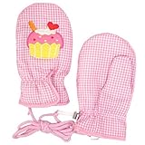 ベビー 手袋 女の子 ミトン 防寒 手袋 スノーグローブ 雪遊び あったか手袋 ピンク TS(3-4才)