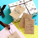 エンベロップタグカード/クラフト [クラフト全4種類] サンキュー