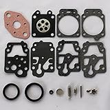 【FocusOne】ワルボロ WYLキャブレターリペアキット K20-WYL 互換品 【刈払機・草刈機・ブロワーなどに】 2セット