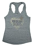 New Orleans Saints nflジュニアレディースレーサータンクトップ、グレー