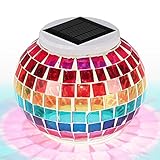 GOSHOPガーデンライト　ソーラーLED キャンドル ガラス製　ソーラーライト　 キャンドルカップ おしゃれ照明　お庭やベランダ/玄関/テーブル/クリスマス/誕生日/ギフト/パーティー/店などの装飾