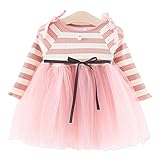 YY-Natuhi 2018新着 ベビー服 子供服 女の子 ワンピース ドレス チュール 肩出し おしゃれ かわいい 長袖 キッズ服 お出かけ 通園 入園式 入学式 発表会 春 結婚式 チュニック リ