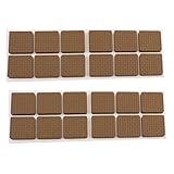 uxcell　家具保護パッド　床保護　発泡　自己粘着　アンチスキッド　24個入り