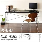 デスク 150幅 oak vill AR-GT103 ホワイト
