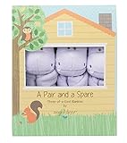 Angel Dear Pair and a Spare 3 Piece Blanket Set, Purple Hippo by Angel Dear